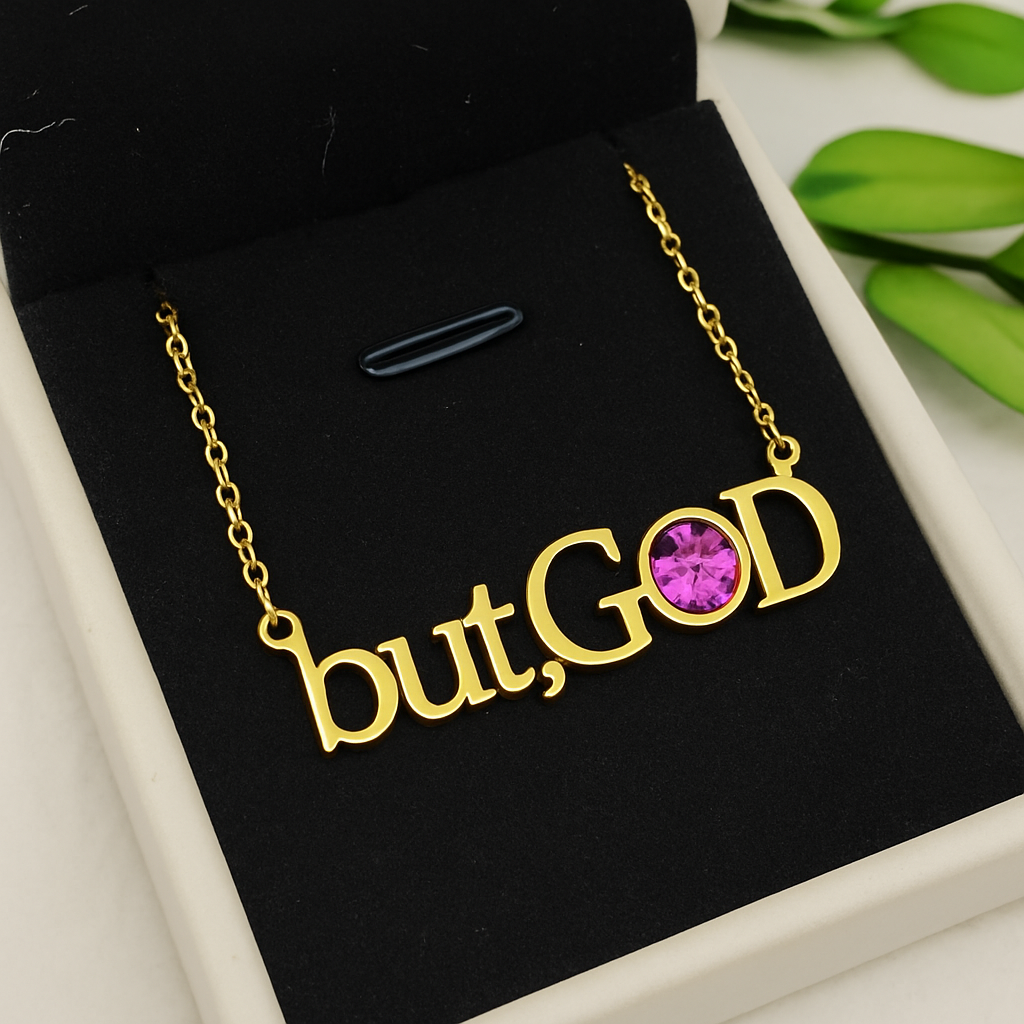 Lady True “But God” Signature Choker